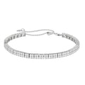 High Quality Sterling Silver 925 Moissanite Tennis Bracelet Rhodium Plated Moissanite Tennis Chain and Bracelet for Women's
