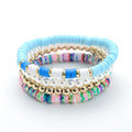 European American Jewelry Accessories Bracelet Bohemian Beaded Stretch Bracelets Colors Clay Beads for Bracelet Making