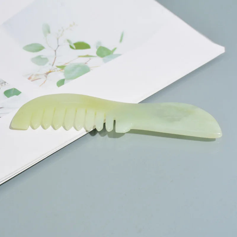 2025 Xiuyan Jade Xiuyan Jade Comb Board 100% Natural Boards Skin Clean Beauty Device