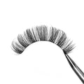 Synthetic Hair Cat Eye fox Eye Lash Invisible Band Lash Transparent Band Eyelash Faux Mink clear Band Lashes