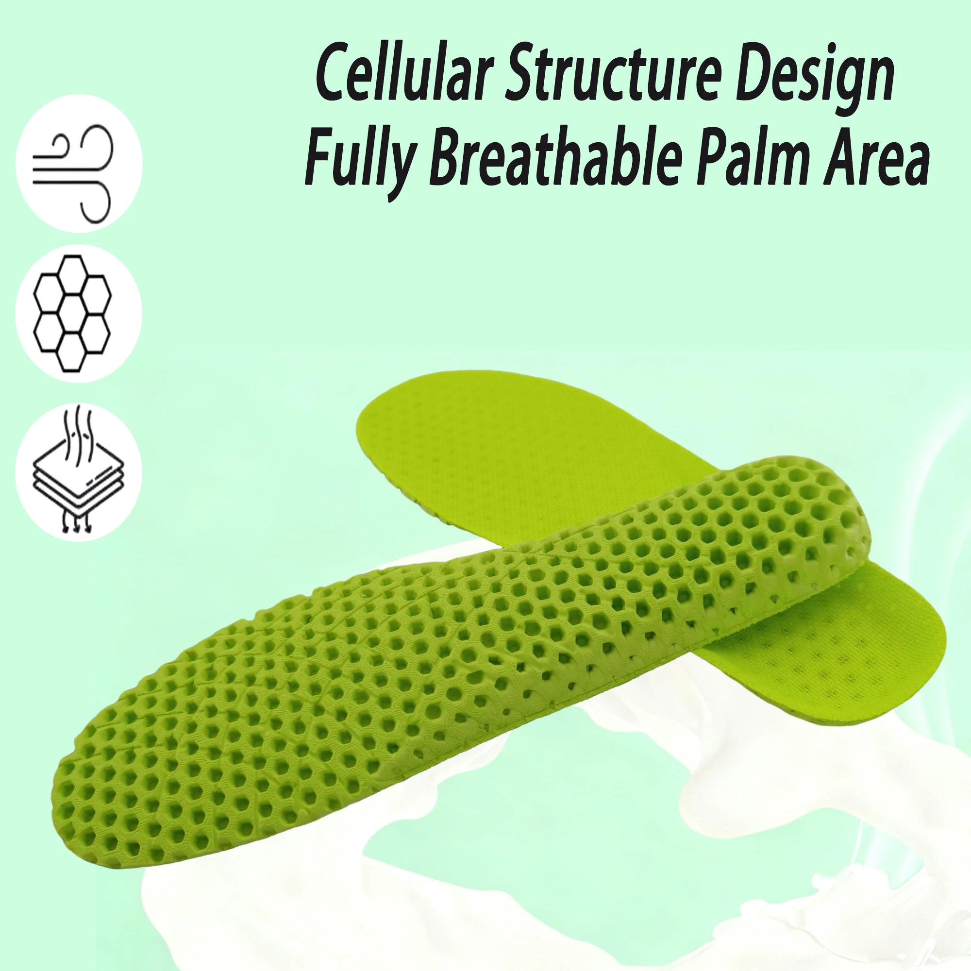 PVC Pu Insoles Orthopedic Shock Absorbing Shoe Inserts Silicone Insole Insole Heel Padsrecall