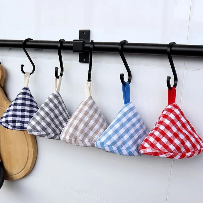 New Japanese Style Triangular Pot Fabric Kitchen Fabric Anti Scald Handle Cover Sand Pot Iron Pot Ear Cover
