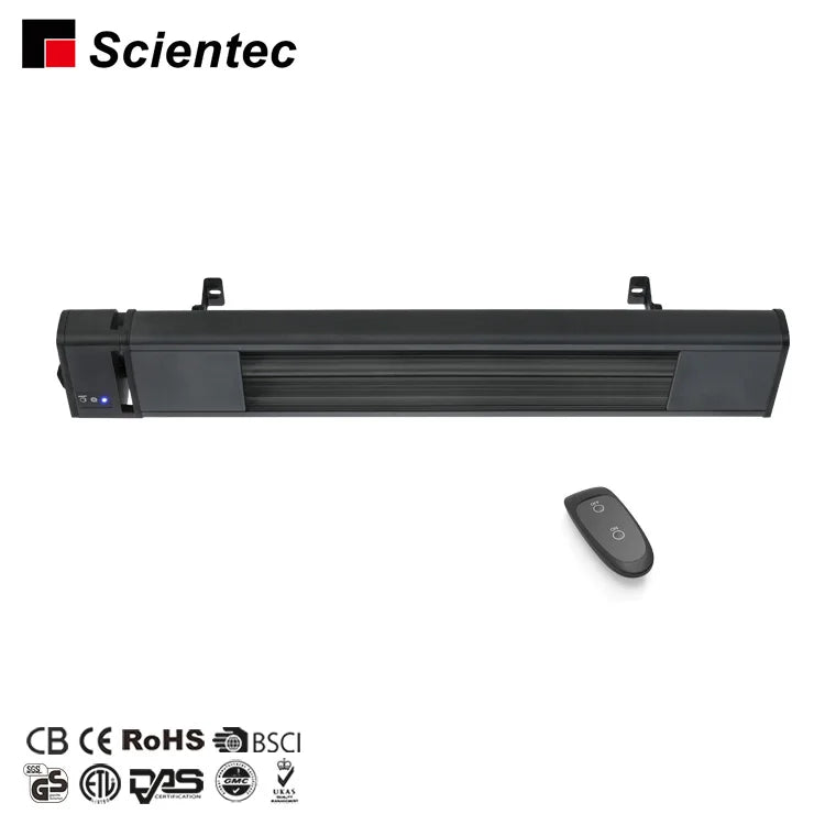 IP65 Approved Aluminium Alloy Housing Remote Control Patio Heater Electric 3.2Kw Infrared Heater