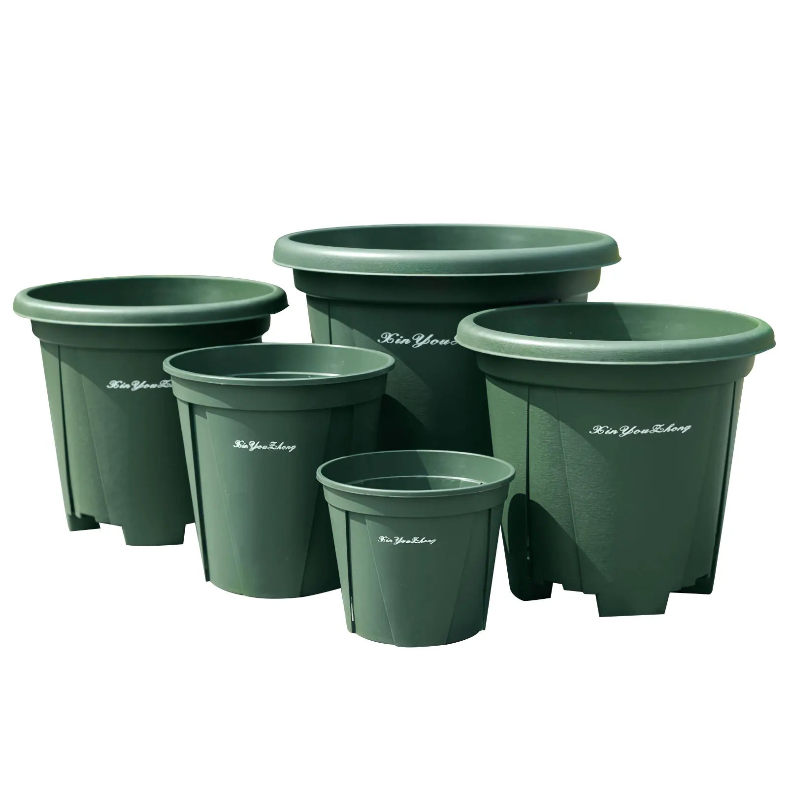 10Pcs Plastic Large Flower Pots Indoor Nursery Plant Pots Wholesale Planters and Garden Flower Decorative Pots