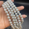 3A 9-10mm White Color Drop Baroque Loose Pearl Natural Freshwater Water Baroque Drop Pearl Strand