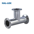DIN 304/316 Sanitary 90 Degree Clamped Elbow BA/EP Grade Stainless Steel Tee Smooth Surface 12mm ABS Oil Fittings Pipe Fittings