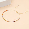 Go2boho Friendship Bracelets for Women Boho Gold Jewelry Mixed Natrual Stone Crystal Bead Handmade Gift Summer Fashion