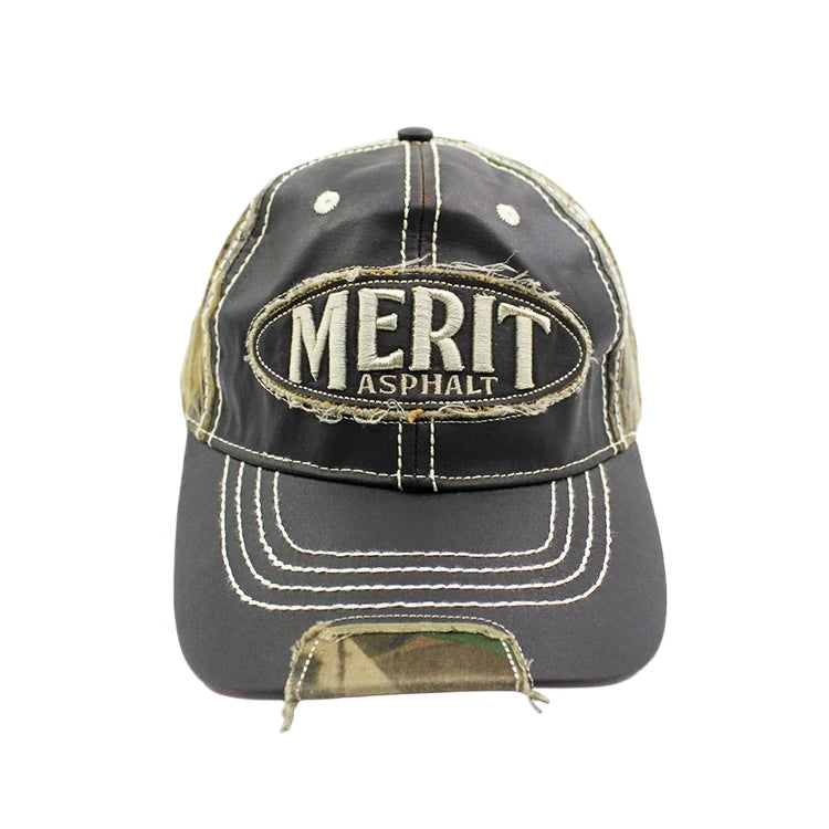 BCSI Factory's New Arrival Vintage Common 100% Polyester 6-Panel Unisex Baseball Hat Image Sport Cap Adjustable Hand Embroidery