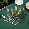 New Products 2022 Unique Design  Stainless Steel 304 square Canton Tower Handle Matte Polish Flatware Sets