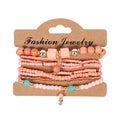 Bohemian Women's Handmade Beaded Romantic Primitive Bracelet Set 8/Set Bracelet Wholesale N240967