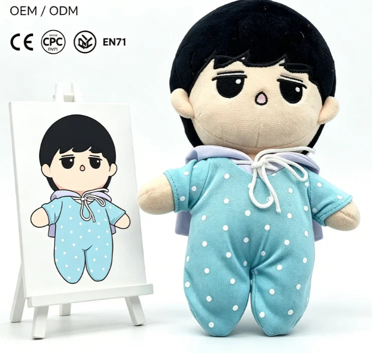 High Quality Custom Korean Plush Toy Star Doll Stuffed Toy Kpop Plush Doll With Low MOQ Soft Toy