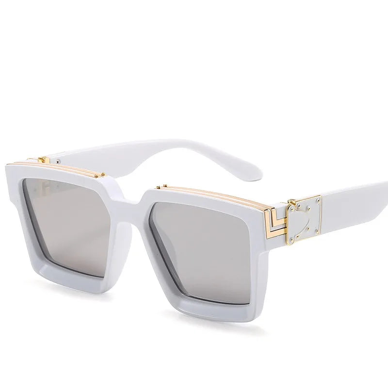 New Arrivals Retro Fashion Premium Gradient Shades Mens Women Flat Top PC Lens square UV Protect Sun Glasses Sport Cycling