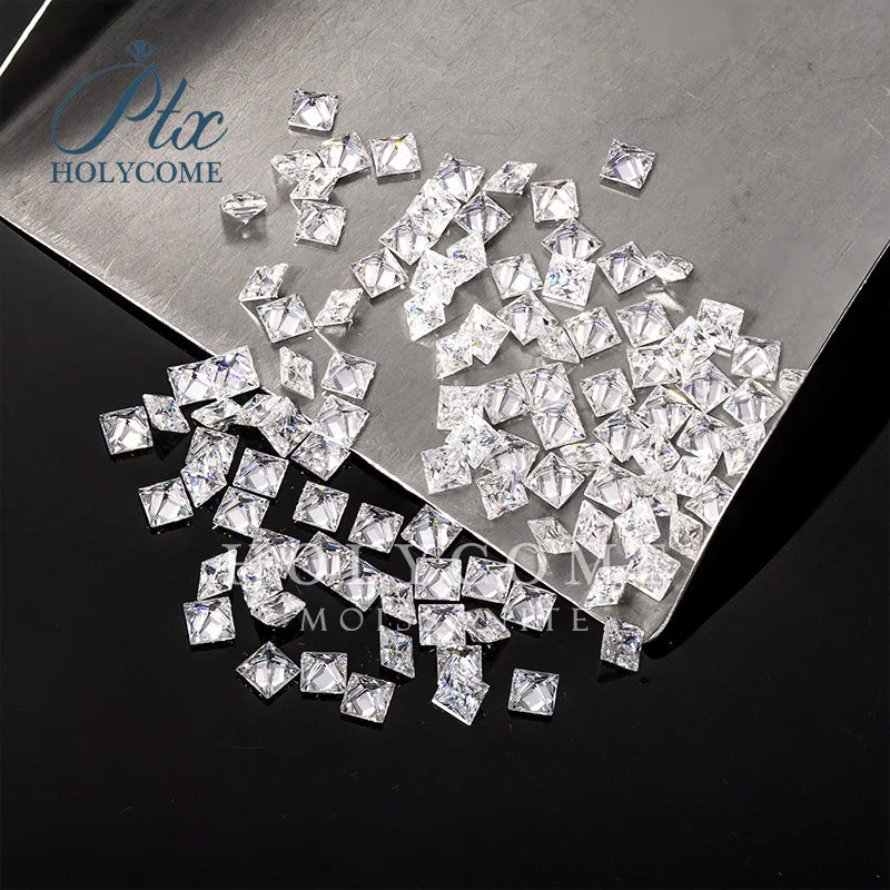 Holycome Hight Quality Passes Diamond Tester Princess Cut Melee Moissanite Vvs
