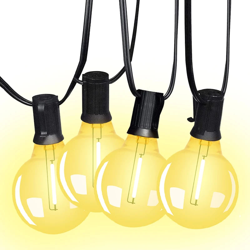 JAIYI China Factory Direct G40/S14 Patio String Lights Waterproof Bulb Outdoor Indoor