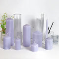 Hot Selling Acrylic PC Candle Molds Wholesale Scented Wax Making Supplies for Cake Tools