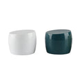 Wholesale 50g PP Plastic Cream Jar Empty Round White Green High Grade Cosmetic Packaging with Inclined Lid