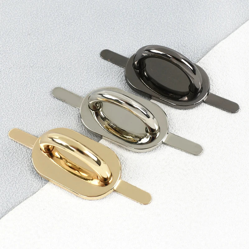 Deepeel BF343 20mm Alloy D Ring Buckles Sewing Accessories for Handbags & Purses Zinc Alloy Arch Bridge Bag Clasp Side Clip Hook