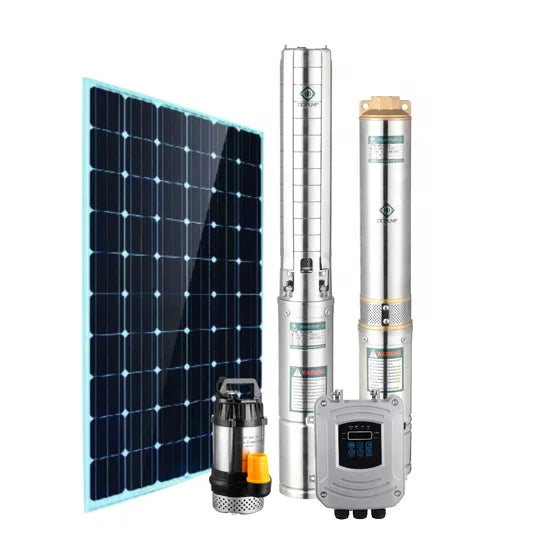 QQPUMP Q4SC6-42-48-600 Brushless Solar Water Pump Dc Solar Submersible Pump for Agriculture