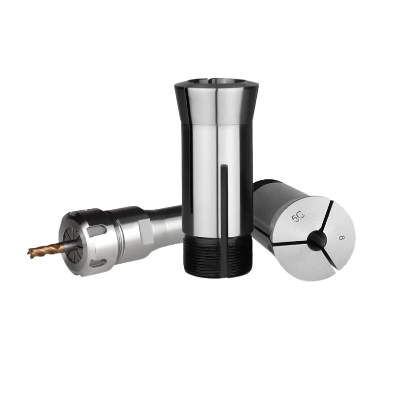 Machine Tool Accessories High Precision 5C Spring Collet Set 5C Collet Chuck Square Hole Hexagonal Hole Round Hole
