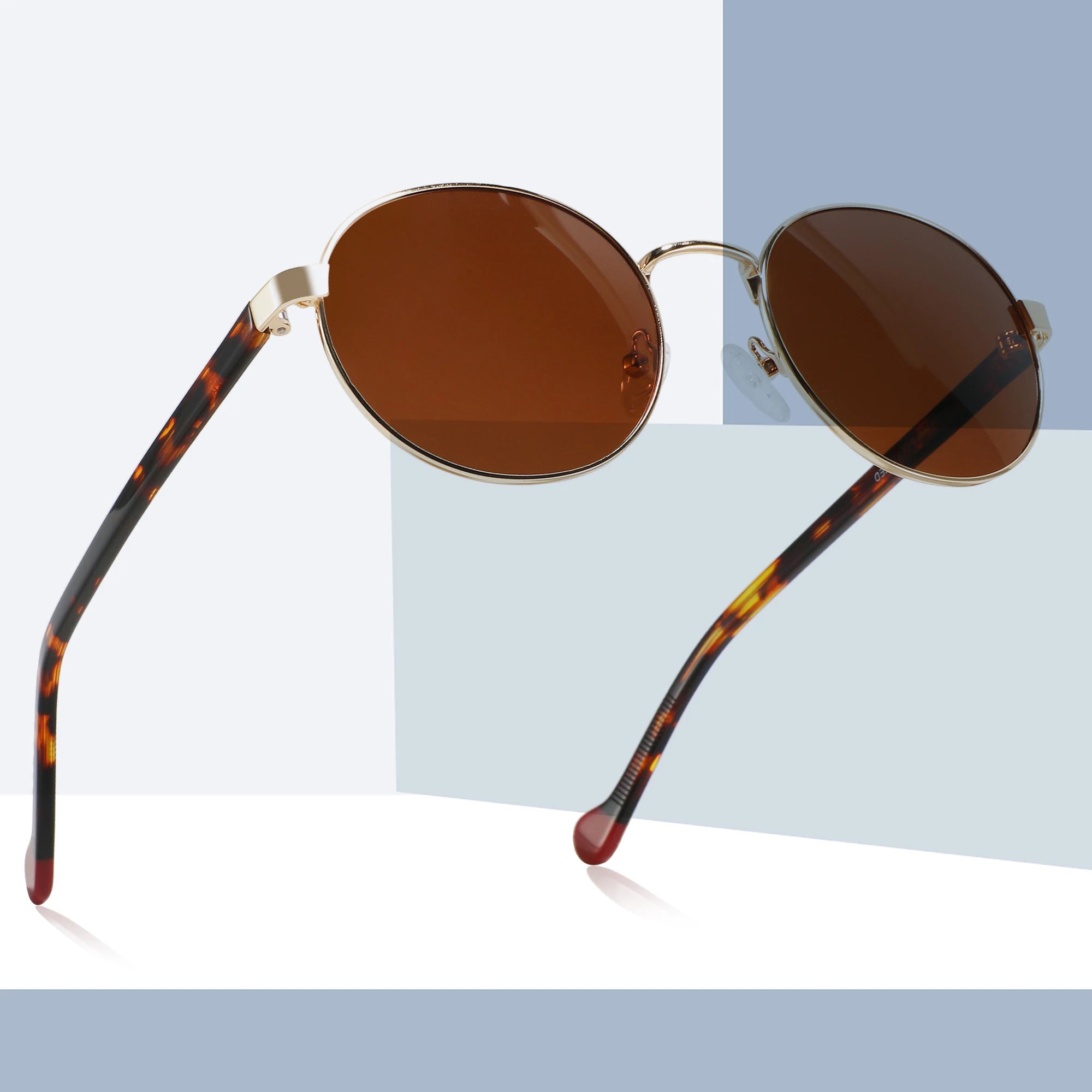 New Round Frame Sunglasses Men Women TAC Polarized Acetate Sunglasses Fashion Brand Designer Metal Sunglasses 2025