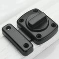 Black Zinc Alloy Sliding Door Lock bar Barn Door Latch Hook Buckle Wooden Fence Door Lock