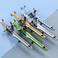 Creative Plastic Aircraft Helicopter Shape Ballpoint Pen 0.5mm Fine Tip 18cm Boxed Set for Office School Writing MegaBDM