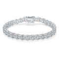 SGARIT Wholesale Jewelry S925 Silver Moissanite Tennis Bracelet Princess Cut Perfect Gift Diamond Tennis Bracelet for Women
