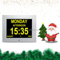 Large Display Digital Calendar Day Clock for Seniors Elderly Alzheimer Dementia Memory Loss Easy Readout Remote Electronic