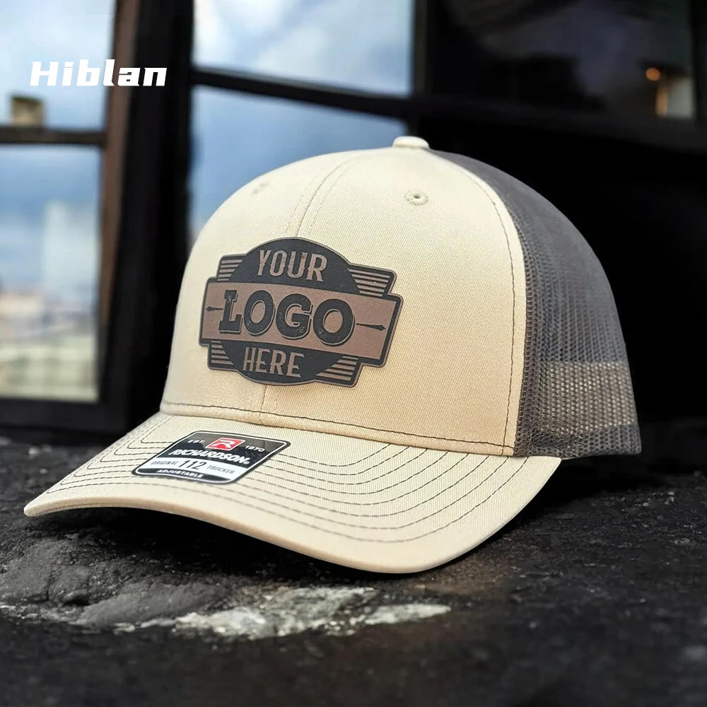 OEM Customized Richardson 112 Trucker Hat Cotton Plain Mesh Sports Cap Embroidery Patch Custom Logo Blank Mesh Snapback Gorras
