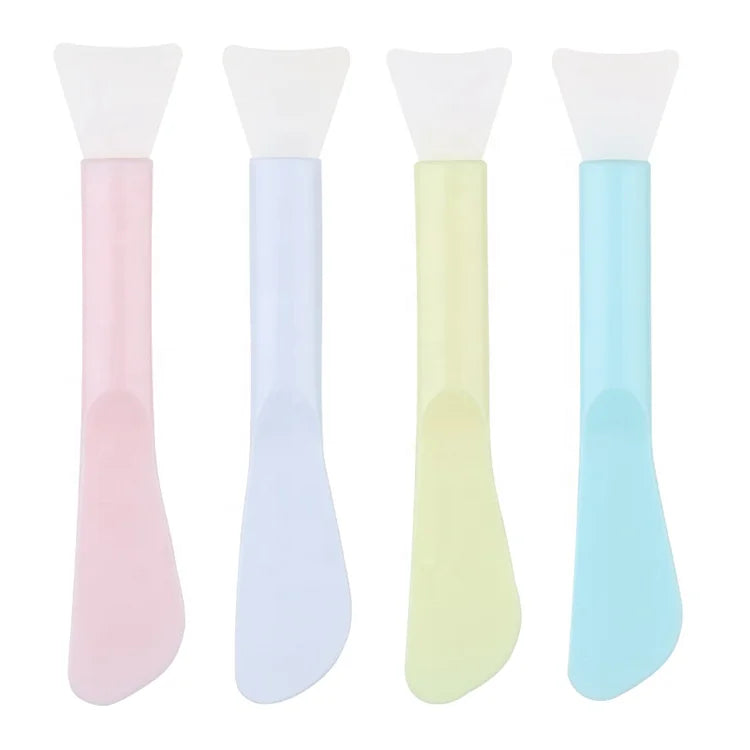 Skincare DIY Beauty Tool Clay Mask Applicator Mask Brush Custom Logo Soft Fan Face Masking Silicone Makeup Brush Silicone Model