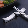 Chopsticks Spoon Pillow Shape Rack Stainless Steel Chopsticks Holder Portable Chopstick Rest