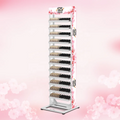 Metal Nail Polish Display Rack 12 Floor Shelf Display Rack Nail Beauty Cosmetics Display Rack Customized Retail Store Shelf