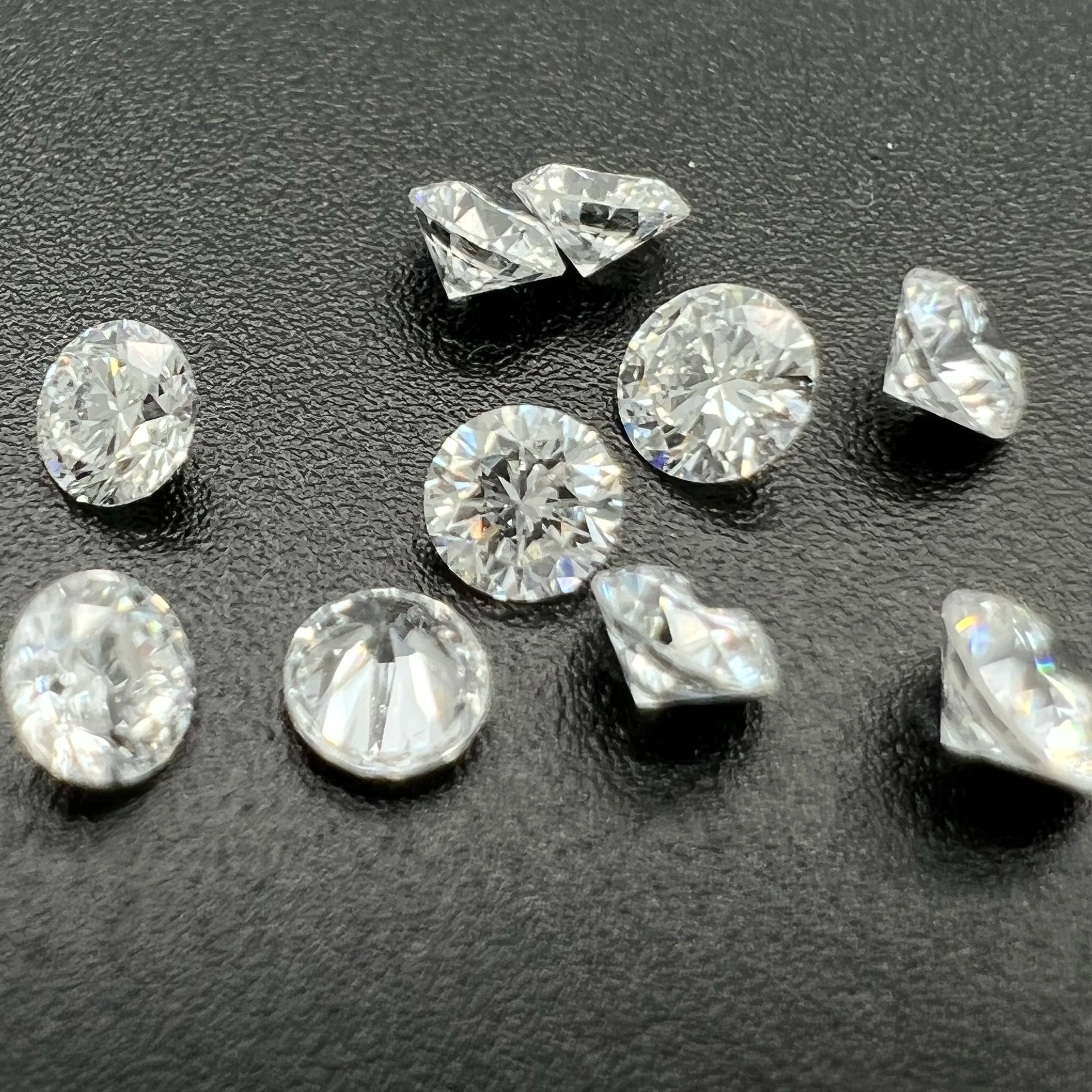 Round Brilliant Cut 0.7mm-3.5mm D Color VS - VVS Quality  HPHT  CVD Diamond  Lab Grown Diamond
