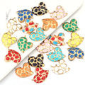 Stainless Steel Color Love Pendant Heart Shape Charms DIY  for Valentines Day Jewelry Necklace Keychains Earring Crafts