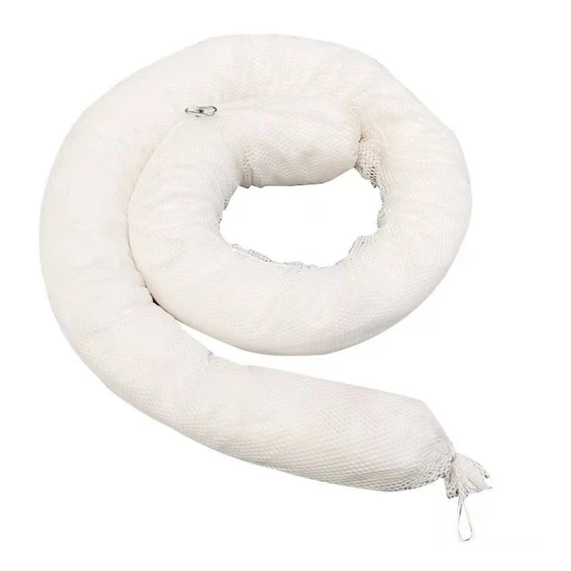 Oilspillpro White Oil Pollution Socks Permanent Environmental Product Absorbent Boom for Oil Spill Model OOA-B12760 Made Jiangsu
