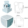 Flight Case Parts Hardware Corner Protector Decorative Metal Ball Style Corner Bracket Protector Triangle Reinforcing Brackets