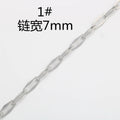 Handmade Stainless Steel Fancy Splicing Chain Bracelet Personalized Inner Cross Necklace Semi-Finished Jewelry Component
