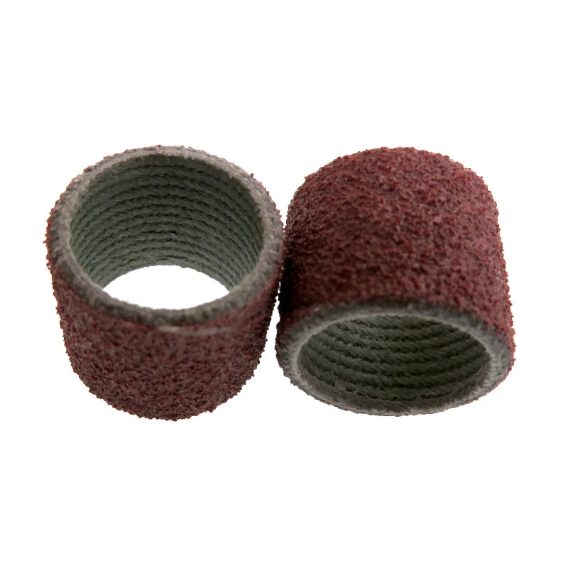 12.7*12.7mm Red Polishing Abrasive Paper Rolls Sanding Drum Sand Paper Ring Sandpaper Roll for Woodworking Metal Craft Polishing