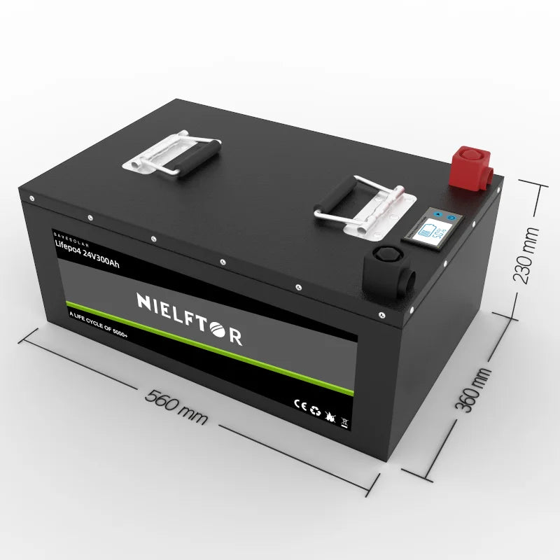 LiFePO4 24v300Ah lithium battery   RV  / golf cart lithium iron phosphate battery
