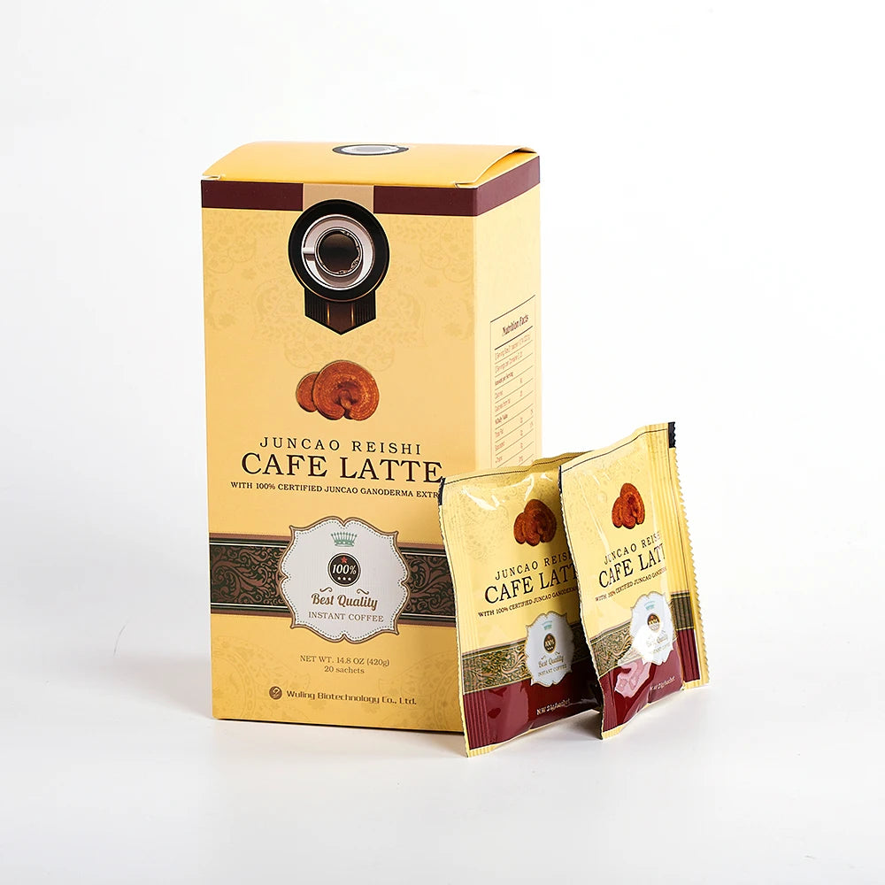 OEM Private Label Ganoderma Latte Coffee Instant Mushroom Coffee Extract Powder Organic Lions Mane Mushroom Coffee