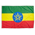 Promotional Product 3x5ft 100%Polyester Outdoor Decoration Double-sided Printing Custom Ethiopia Flag