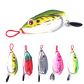 Wholesale FO053 5.5cm 13g Artificial Soft Plastic Baits Frog Fishing Lures with Sequin