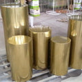 2024 Hot Sale 5 Pieces Metal Gold Table Cake Dessert Decoration Plinth Pedestal Round for Wedding Decoration