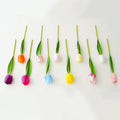 Wedding Tulips Simulation Tulip Flower for Home Decor  Artificial Decorative Flowers Branch Lafite Tulip Floral Arrangement