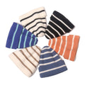 Striped Color Knitted Sports Beanie Warm Soft Knit Hat Jacquard Beanie