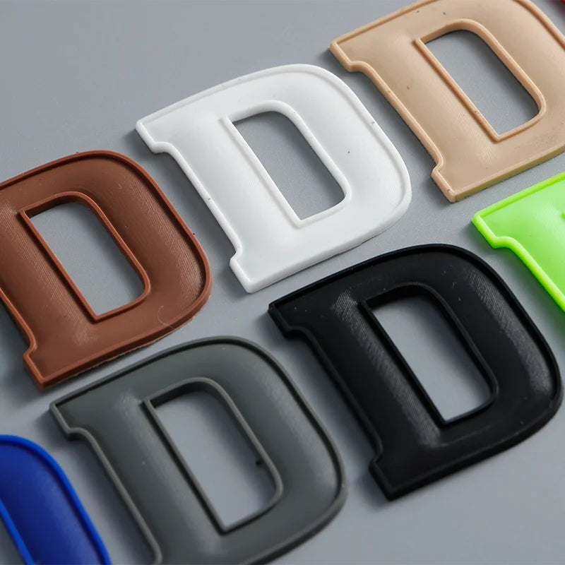 3D Silicone Heat Press Stickers Hot Clothing Labels-PVC Transfer Printing Labels