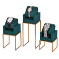 JINSKY Luxury Microfiber Watch Display Stand New Designed Metal Jewelry Rack for Window Showcase Watch Container