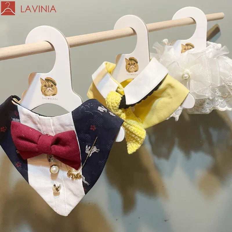 Lavinia Wholesale Custom Eco Recyclable Paper Cardboard Hangers Cardboard Hangers Pet Clothes Hanger for Kids