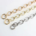 2023 Nolvo World Fashion Shoulder Metal Alloy Chunky Aluminum Chain Bag Accessories  Chain Strap Purse Chain for Handbag