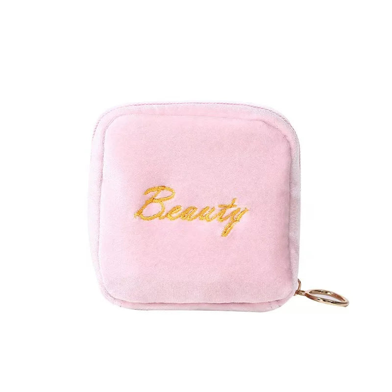 Lipstick storage bag mini portable waterproof cosmetics storage bag portable handheld touch up bag small size